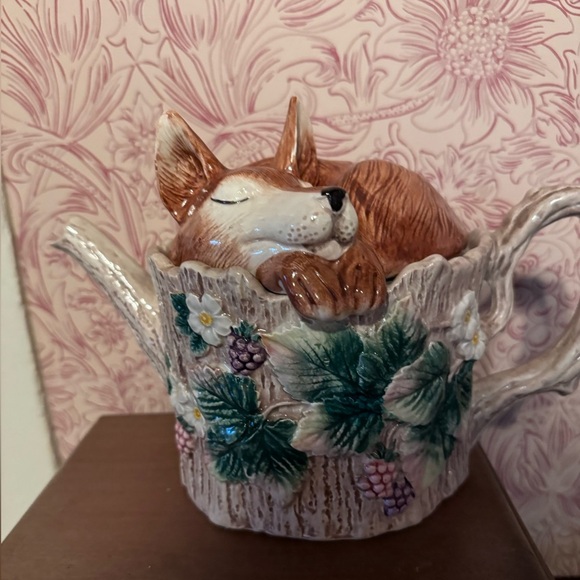Fritz and Floyd sleeping fox teapot and sugar bowl - Picture 4 of 7